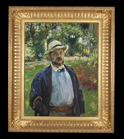 A Self-Portrait in the Garden at Godramstein by Max Slevogt